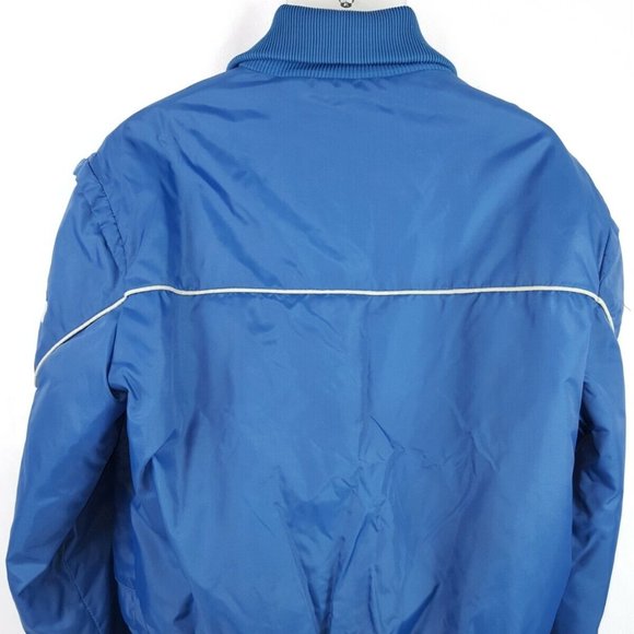 Ski-Doo Bombardier Vintage Snowmobile Jacket Skidoo Blue Parka Mens Small - Picture 2 of 3